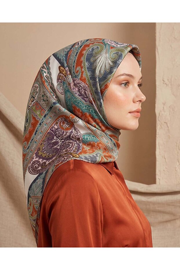 وشاح حريري - 9038713-932 - تيفيل - نمط عرقي
