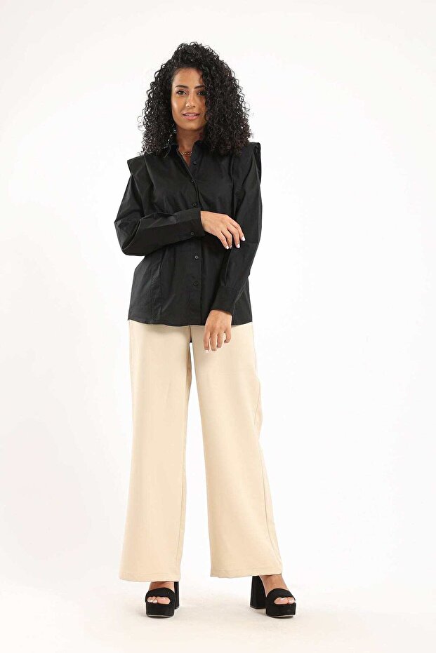 Classic Solid Straight-Leg Pants - 1