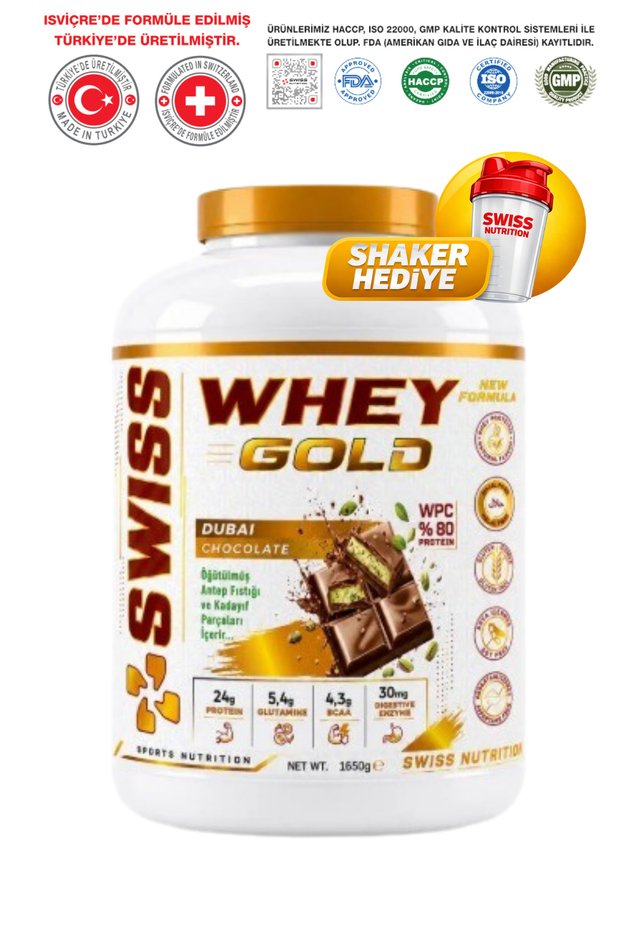 Whey Gold Protein Powder Dubai Chocolate 52 Servings