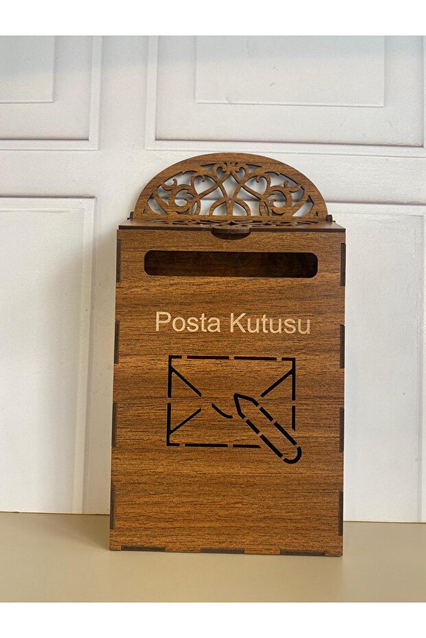 Ahşap Retro Posta Kutusu