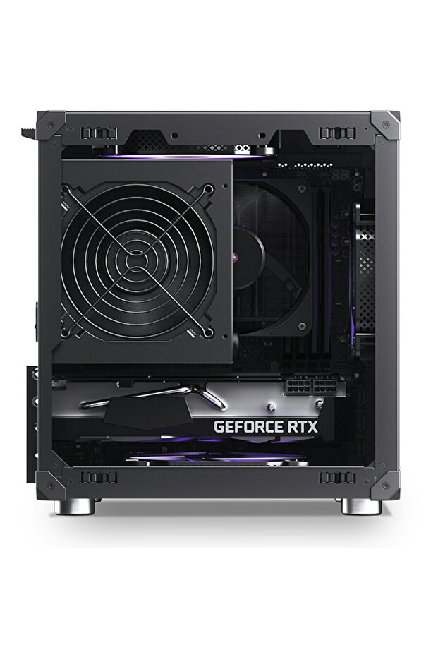 C6 Micro-ATX Case - black - 2