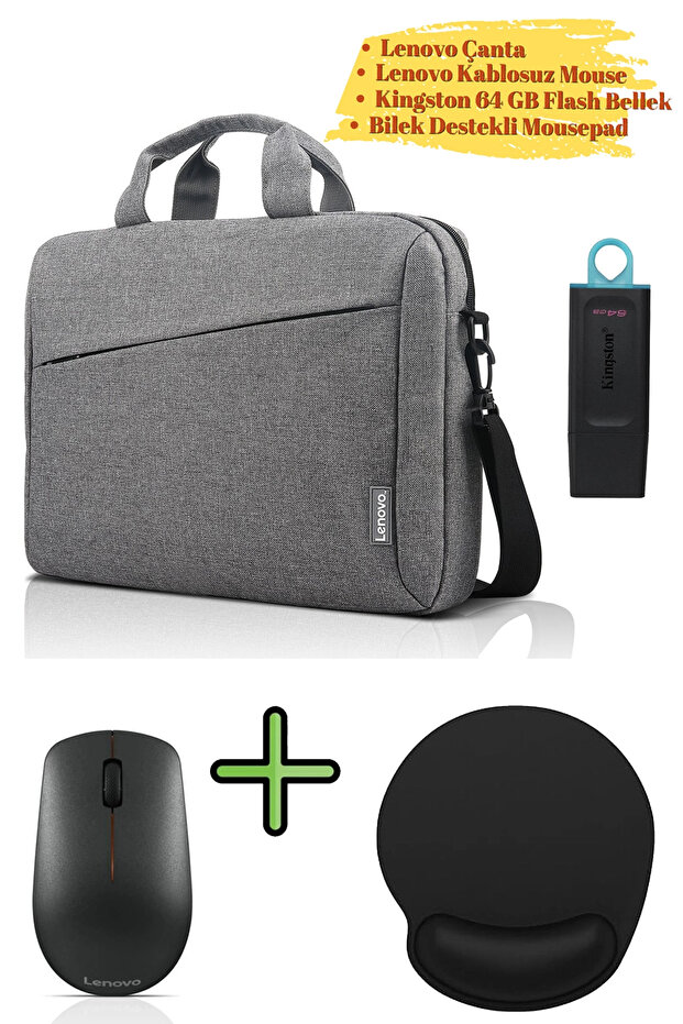 حافظة 15.6 T210 حقيبة الكمبيوتر المحمول حقيبة يد للكمبيوتر المحمول GX40Q17231 فلاش قرص Lenovo Mouse Mousepad