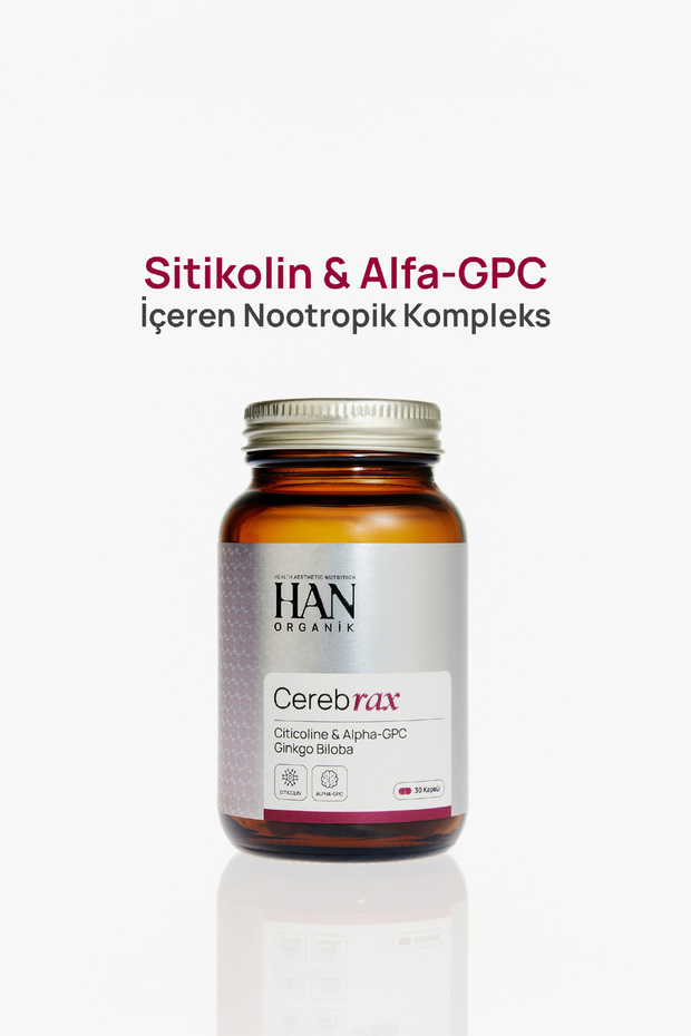 Cerebrax Nootropic Mind Support Complex | Sitikolin Alpha Gpc | Focus Support | Mind & Memory Support Supplemental Food