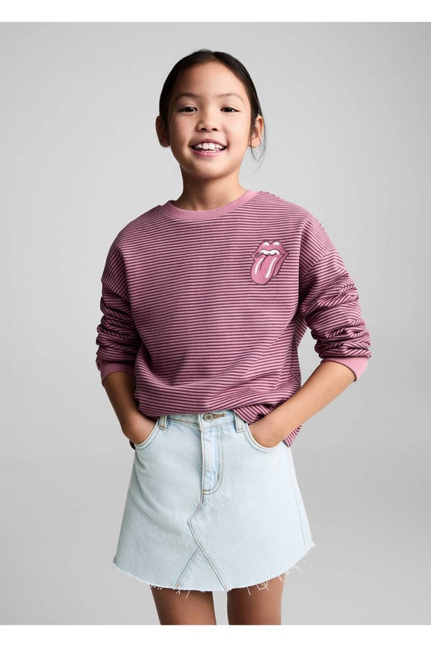 Denim mini etek
