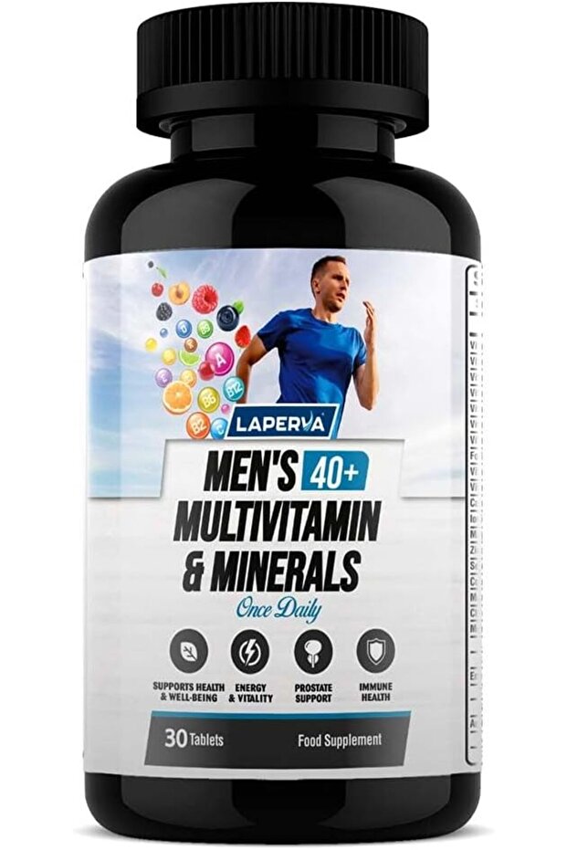 Men's 40+ Multivitamin & Minerals, 30 Tablets, Supports Health & Well-being