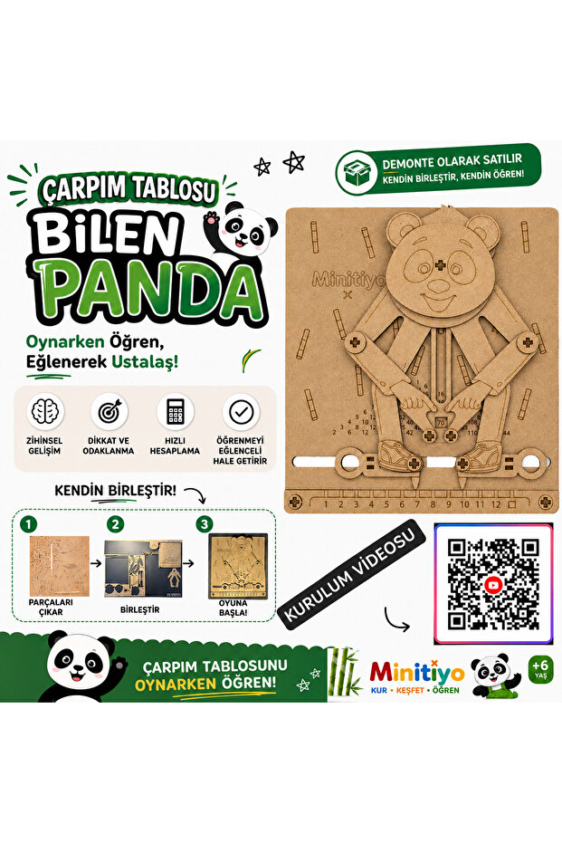 ÇARPIM TABLOSU BİLEN PANDA