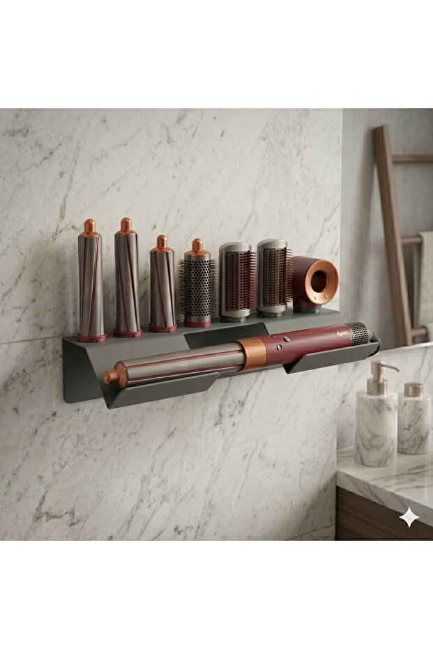 Dyson Airwrap Complete - طراز طويل متعدد الأنماط، مصفف شعر، حامل حائط وسطح مكتب متوافق