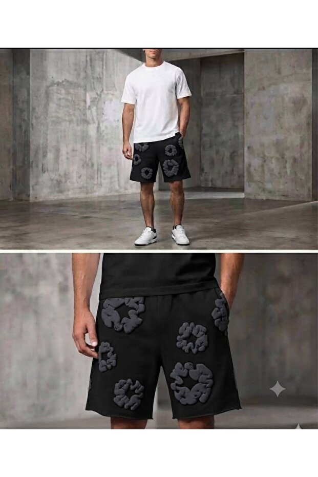 Custom 3D Floral Printed Oversized Shorts: Highest Quality Fabric 😎
