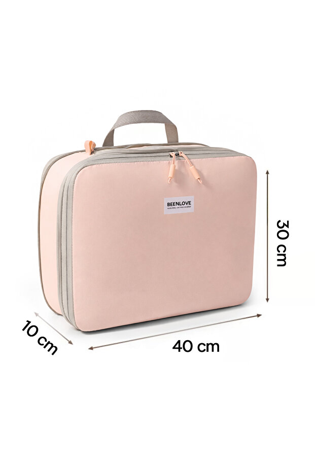 Bellows Organizer Pink 30 X 40 X 10 cm - 2