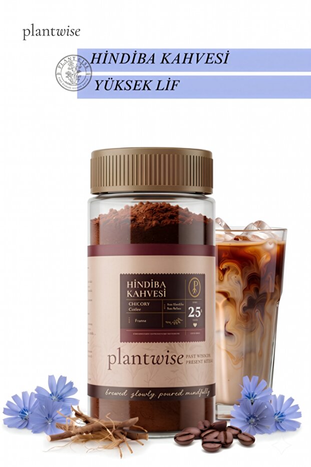 Chicory Coffee Prebiotic-High Fiber 80% Chicory 20% Coffee 100g Glass Jar