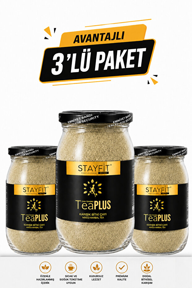 3 Pieces 135 Daily Tea Plus Mixed Herbal Tea 840 Gr