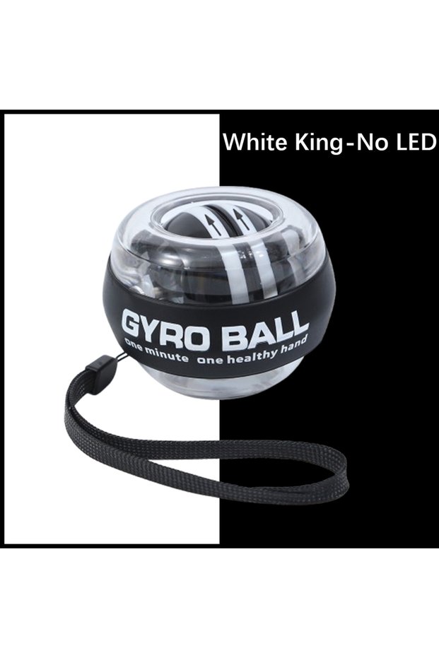 White King No LED Self Starting Grip Training Ball for Wrists and Fingers, Gyroscope for Exercise an