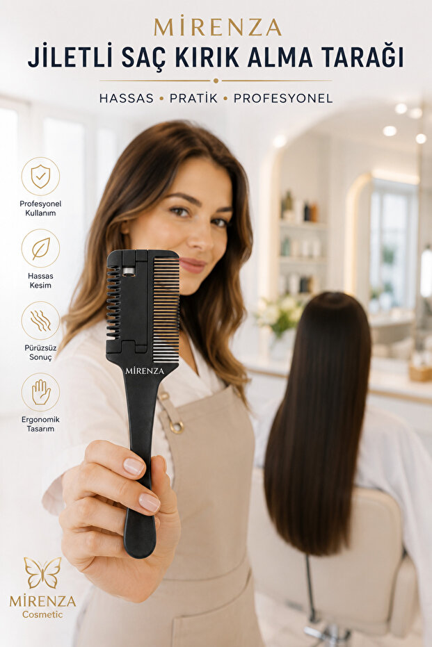 Razor Hair Split End Repair Comb Double Sided Comb and Razor