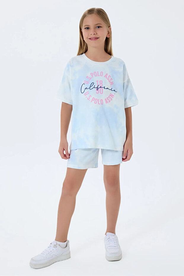 4-15 Years Licensed Us Polo Assn Girls' Set-Blue