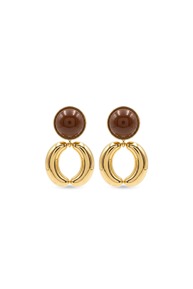 Steel Coffee Rora Earring