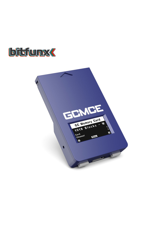 قارئ بطاقات الذاكرة الكلاسيكي إنديجو بيتفنكس GCMCE فليبر إم سي إي لحفظ الألعاب لجهاز نينتندو جيم كيوب