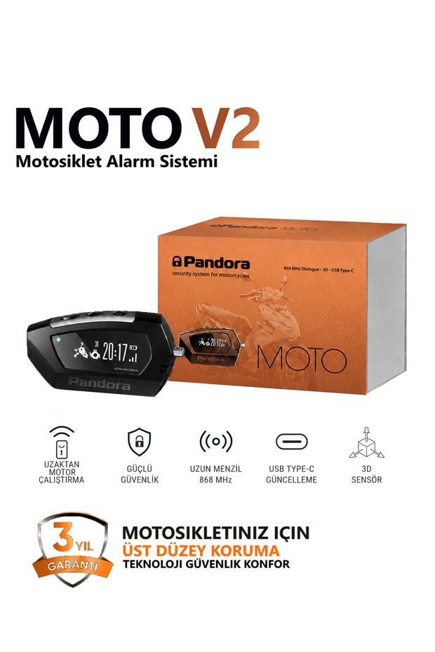 Moto security system for motorcycles