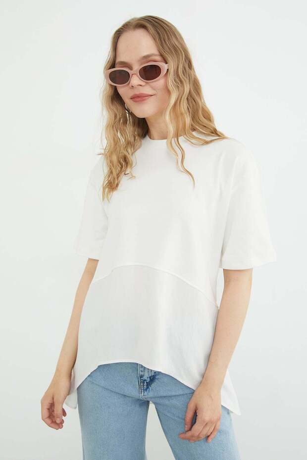 Basic Long Back Oversize T-Shirt