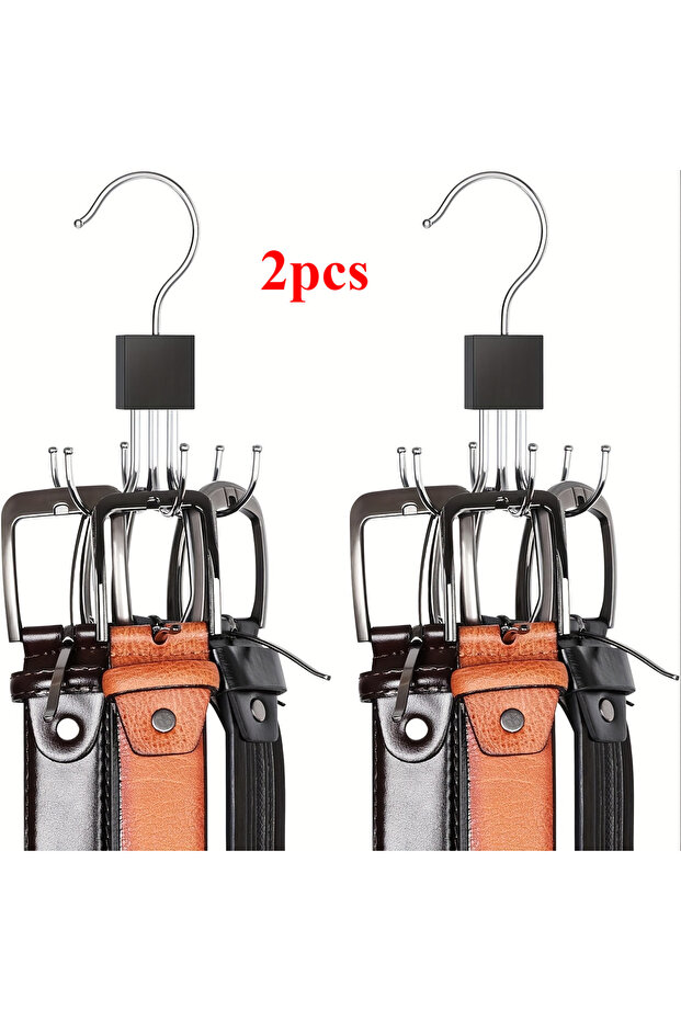 2pcs 1/2 Piece Multifunctional Hook, Multi Claw Bag Storage Hook, Tie Metal Storage Suitable for Sca