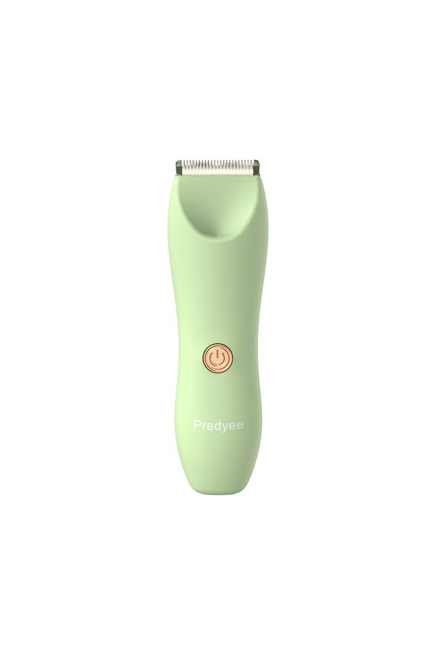 green Manscape Groin & Body Rubberized Hair Trimmer for Men & Women, Waterproof Electric Ball Trimme
