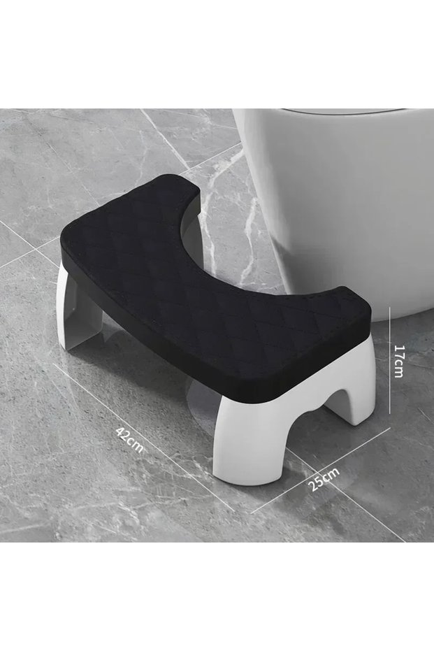 black 1PC Waterproof Squatty Potty Toilet Stool Toilet Foot Stool Squat Stool For Pregnant Woman Chi