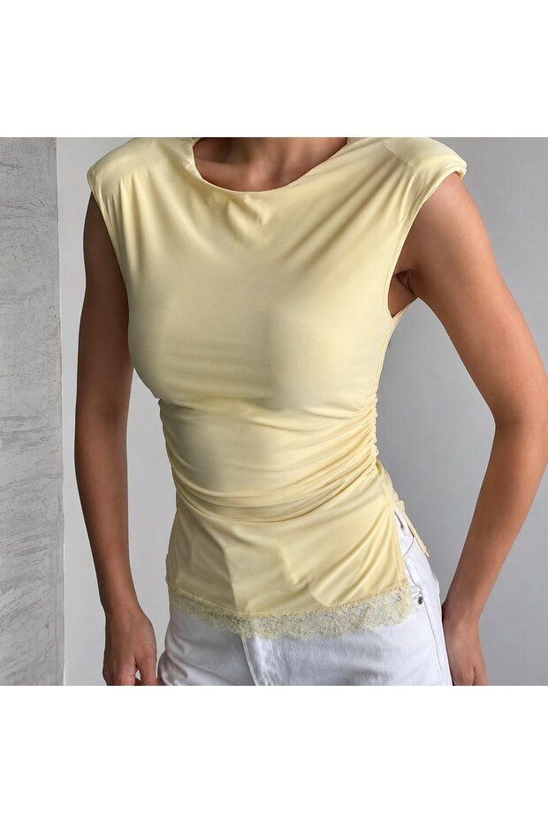 Flowy Short Sleeve Blouse