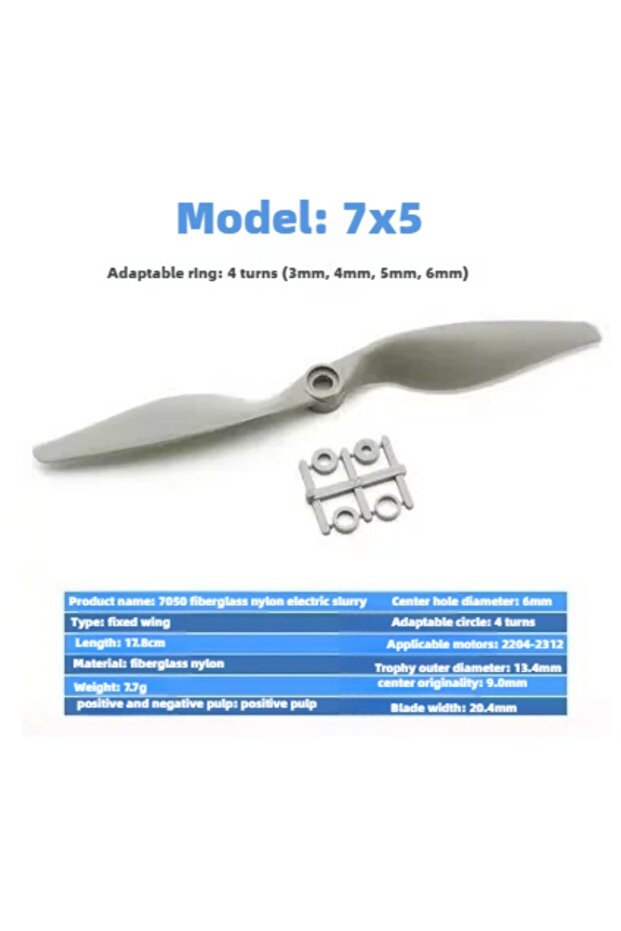 7X5 Forward oar Genuine Gemfan RC Propellers Set for Model Airplane - 6x4 7x5 8x4 8x6 9*4.5 9x6 10x7