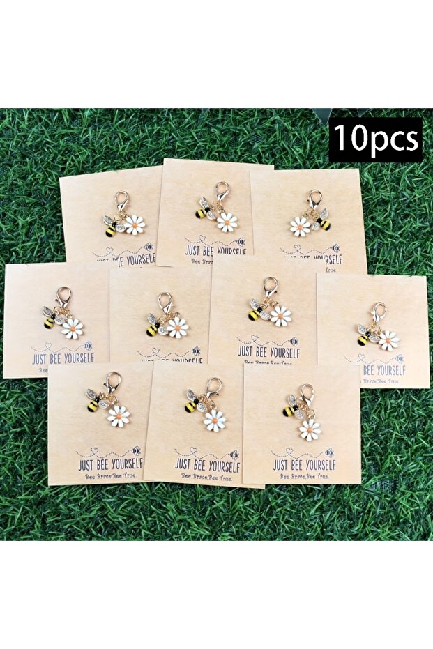 10pcs 10pcs Just Bee Yourself Gift Set, Positive Encouragement Cards with Cute Bee Theme, Uplifting
