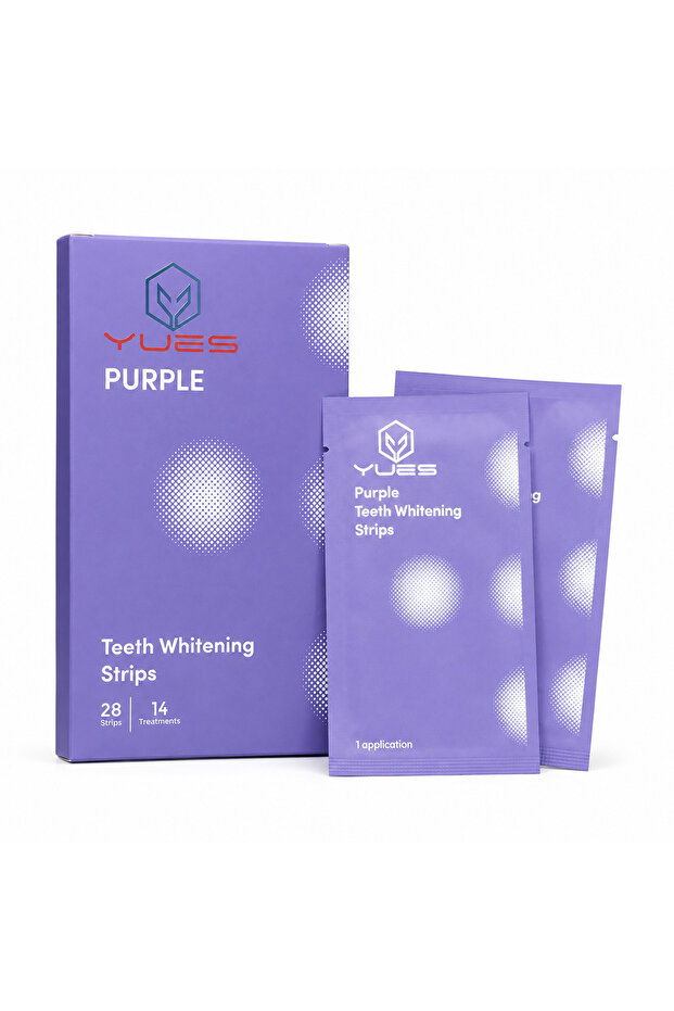 Purple Teeth Whitening Strips 28 Pieces 14 Uses Purple Teeth Whitening Strips 30 Minutes