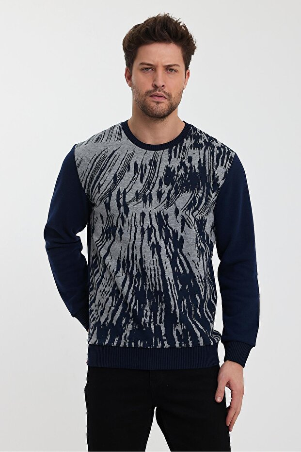 Patterned Knitwear Sweater (9606)
