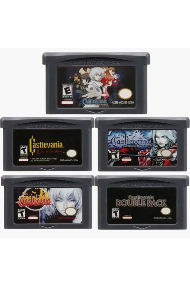 Bandai USA- 5 style Hot Series Video Game Cartridge 32 Bit Game Console Memory Card Asia of Sorrow D