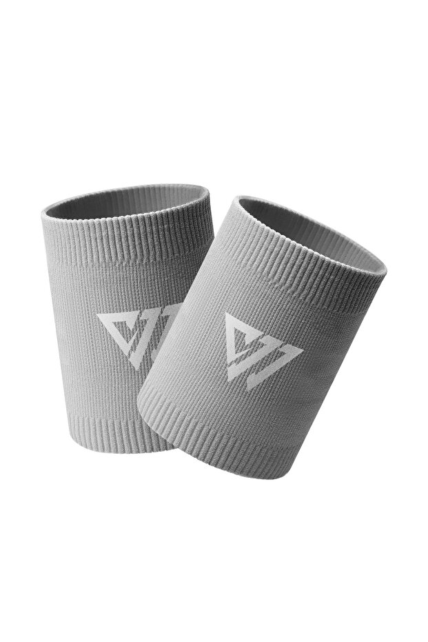 2 pcs grey WRELS 1/2PCS Sports Wrist Guard Breathable Sweat Absorbing Wrist Band Men Lightweight Bas
