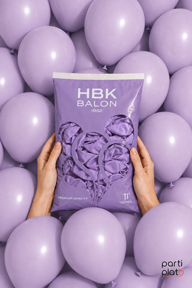بالون ماكارون 11 بوصة Hbk أرجواني 100 قطعة