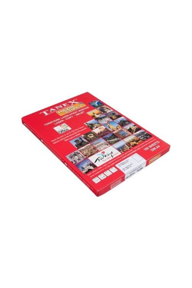 ملصق ليزر Tw-2318 100 ورقة 83X30 مم ليزر-نسخ-حبر نفاث