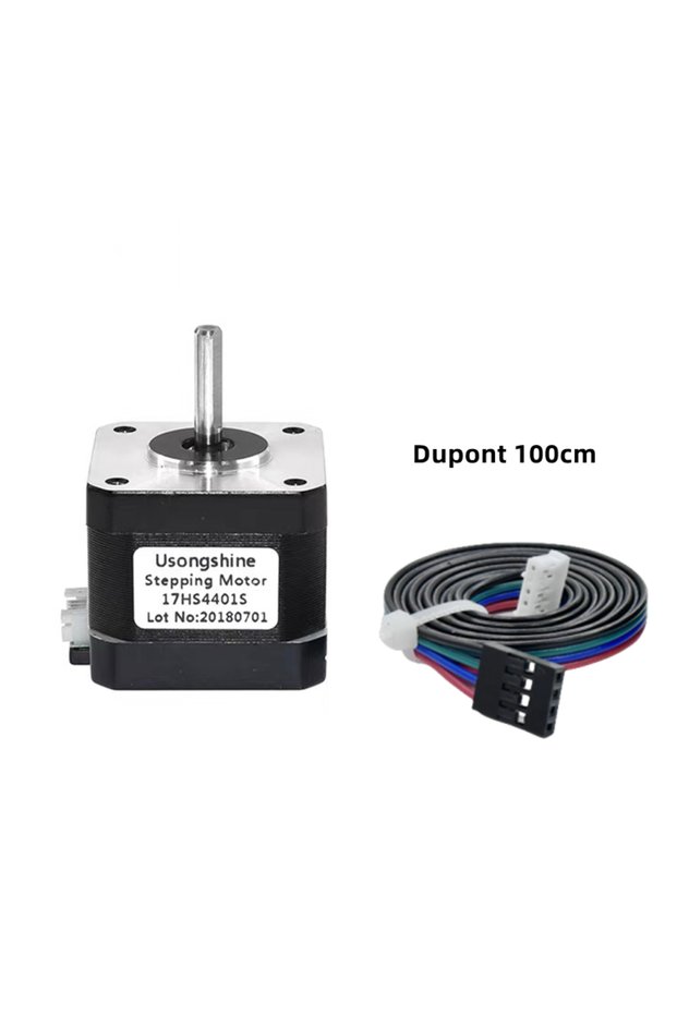 17HS4401S and Dupont Nema17 Stepper Motor 17HS4401/4401S 1.8° 1.5A 42N.cm 42BYGH 4-lead For CNC Rote