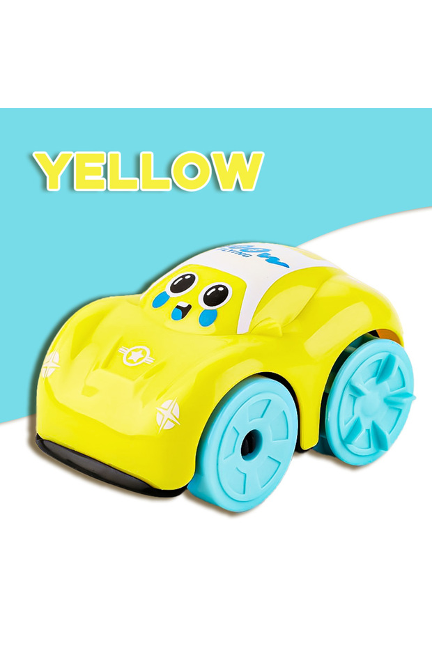 YELLOW Amphibious Cars Bathroom Floating Clockwork Toy Car Baby Bath Toy Children Bathing Cute Swimm
