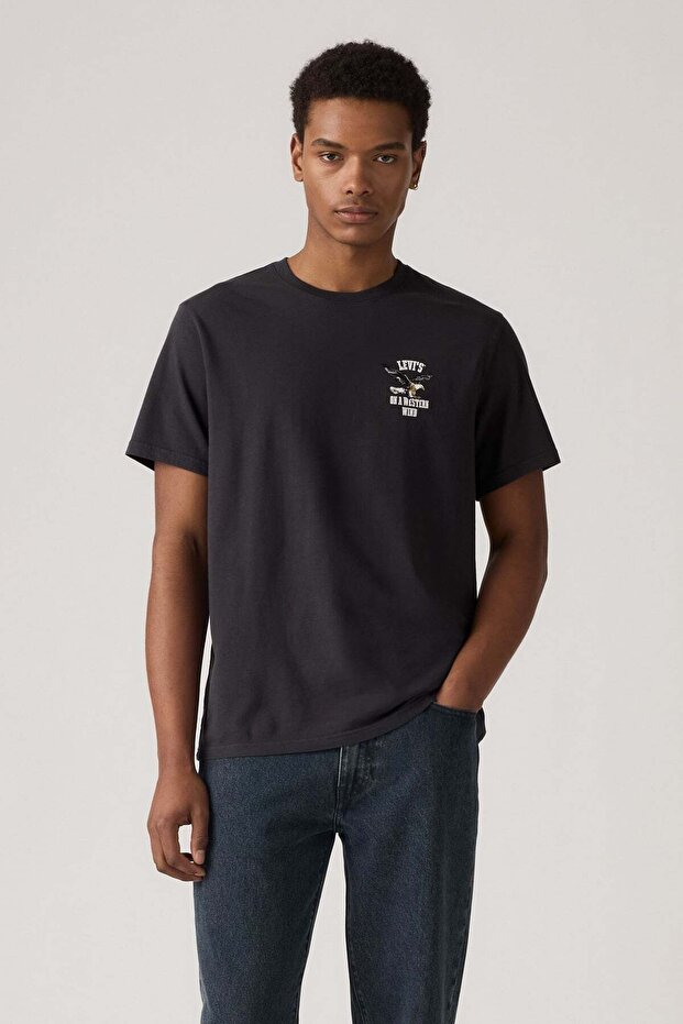 Blacks Men's Ss Relaxed Fit Tee Western Wind Eagle 1 Model Code: 1614320500Blacks