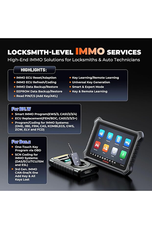 IM2 Key Programming Tool Advanced ECU Coding, 40+ Services - 4