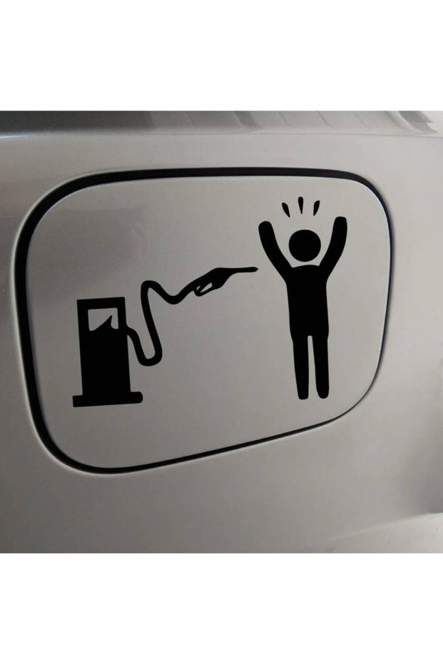 Sticker auto (30cm) - Gas problems