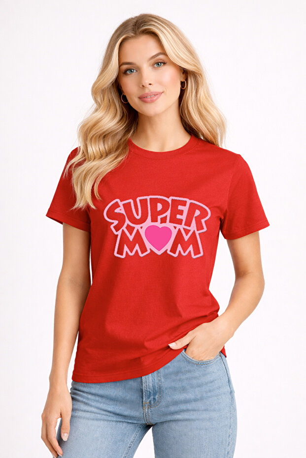 Mother's Day Themed / Super Mama / Regular Cut Women's T-Shirt