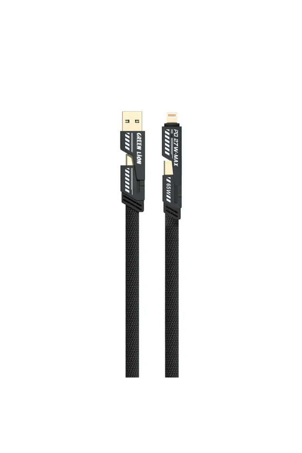 2-in-2 Braided Fast Charging Cable