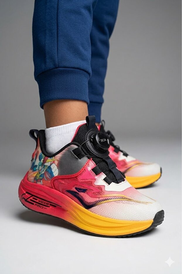 Pro 3D Effect Hologram Design Orthopedic Summer Mesh Boys' Sports Shoes