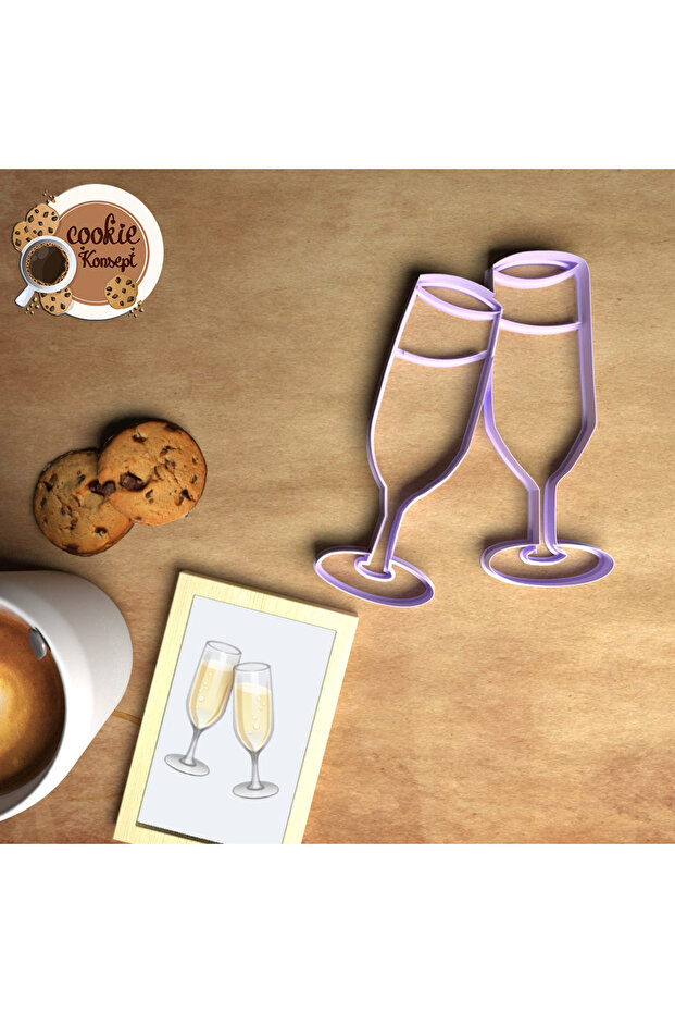 Love - Valentine's Day Cookie Mold Glasses # 2
