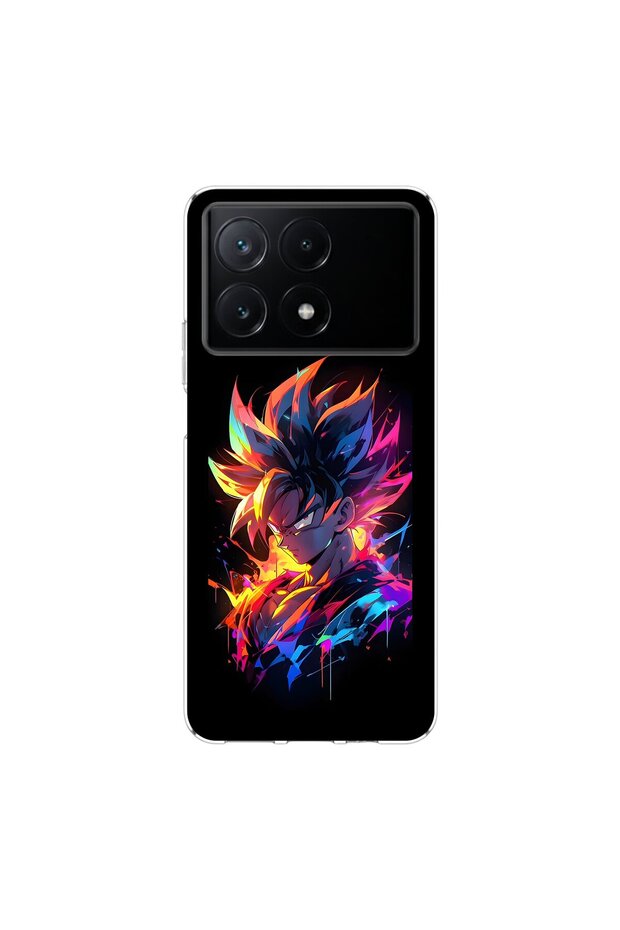 حافظة شفافة متوافقة مع Poco X6 Pro بتصميم Anime 5/2