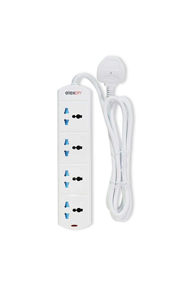4Way Power Extension Cord EL2007 2Mtr