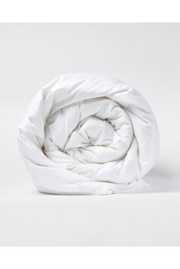 Single Silicone Quilt | Original Silicone Filler | Ultra Soft | 155X215 cm | Edged with Ribbons | M2 300Gr
