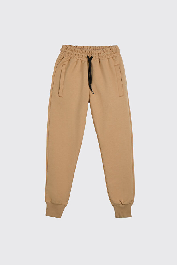 Boy's Beige Sweatpants