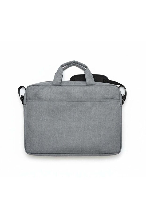 Laptop Bag Gray 15.6 Inch Water-Resistant Business Travel Sleeve with Shoulder Strap