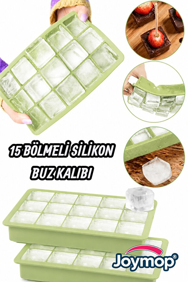 15 Compartment Silicone Ice Mold Silicone Square Ice Tray Cocktail Presentation Ice Mold Meat Juice Storage