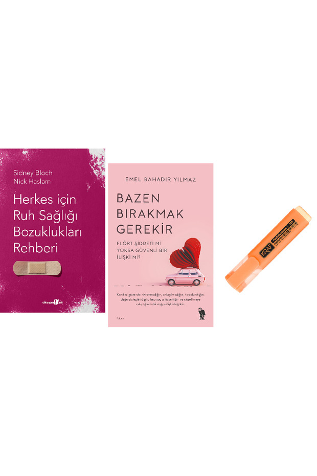 The Mental Health Disorders Guide for Everyone + Sometimes You Need to Let Go 2-Book Set KALEM HD